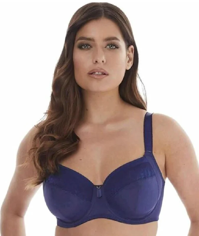 minimizer plus size bras for curvy figuresFantasie Illusion Underwired Side Support Bra - Navy