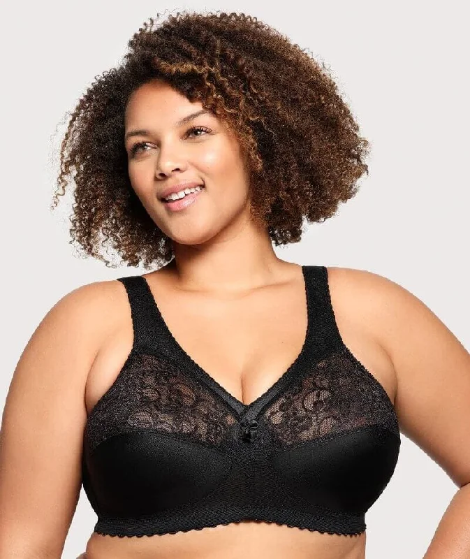 seamless wireless bras for everyday comfortGlamorise Magiclift Original Wire-Free Support Bra - Black