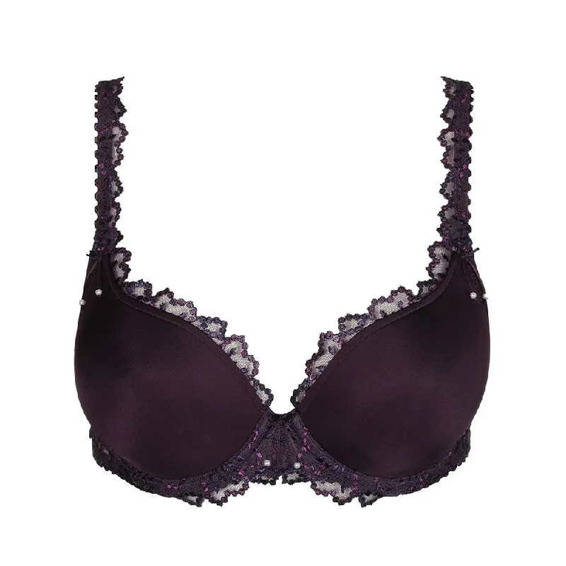 lace balconette bras for a luxurious feelJane Amethyst Padded Heart Shape Bra