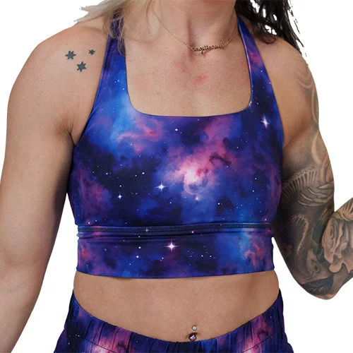 supportive underwire bras for large bustsLongline Bra | Space Dust