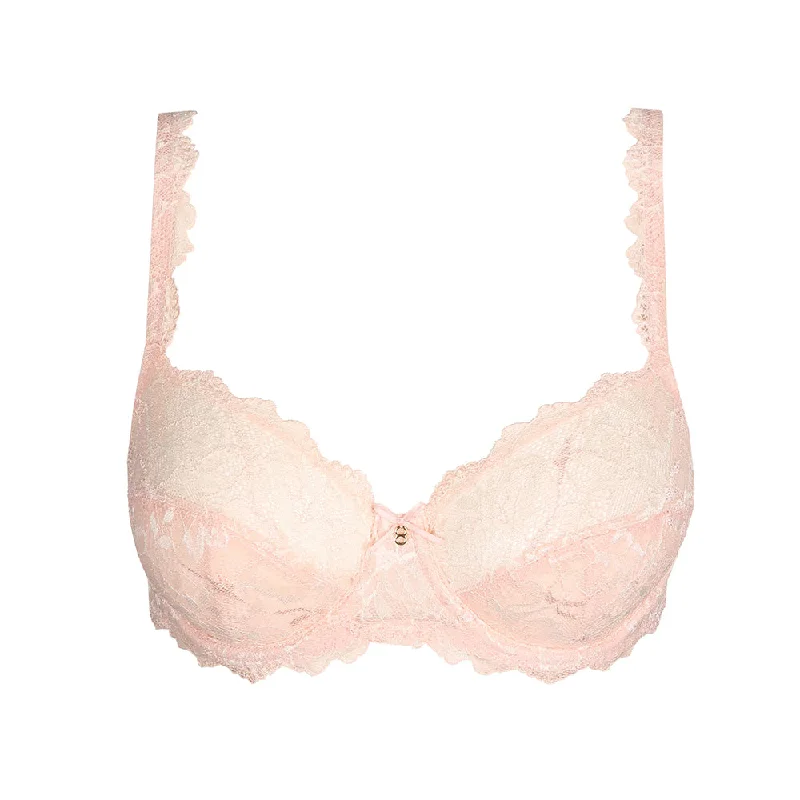 convertible bras with adjustable strapsManyla Pearly Pink Full Cup Bra