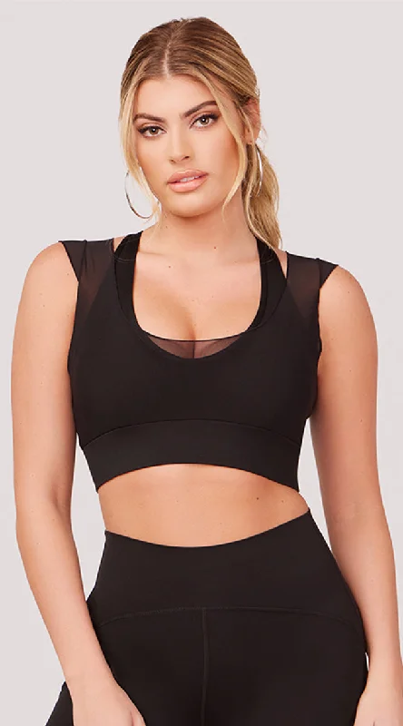 push up bras for enhanced cleavageMesh Over Sports Bra