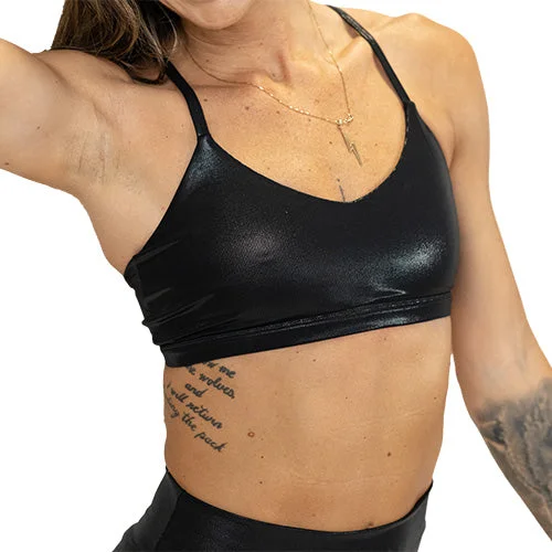 padded bras for added volumeMove Free Bra | Faux Leather