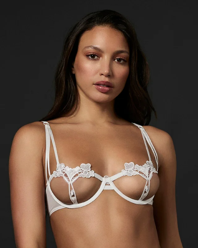 plunge push up bras for a bold lookNova Bra Ivory