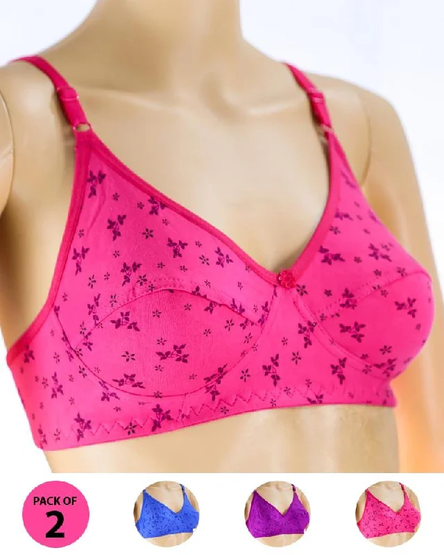 minimizer bras to reduce bust sizePack of 2 Madam Bra - i21 - Non Padded Bra - Non Wired Bra