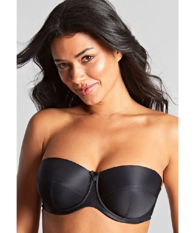 sexy lace push up bras for special occasionsPanache Evie Underwired Strapless Bra - Black