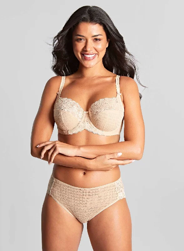 strapless bras for backless dressesPanache: Envy Balconette Bra Chai