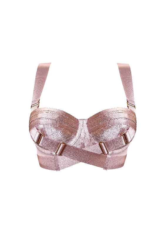 lace balconette bras for a luxurious feelRetta Panelled Bodice Bra