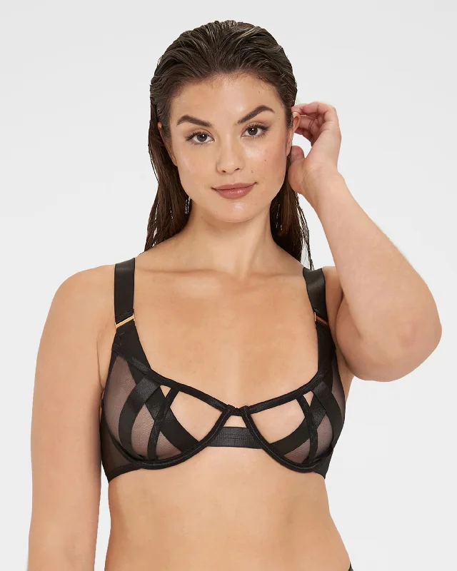 bralette bras for a trendy and comfortable styleSawyer Bra Black