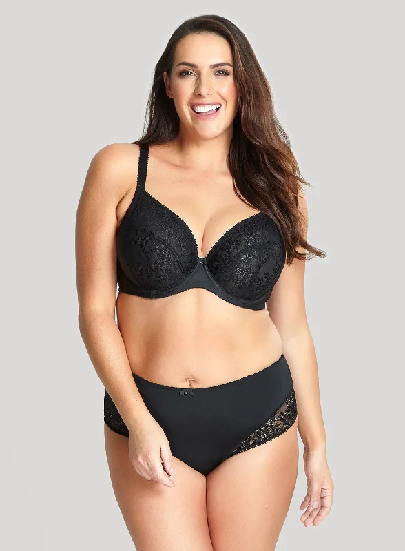 push up bras for enhanced cleavageSculptresse: Roxie Plunge Bra Black