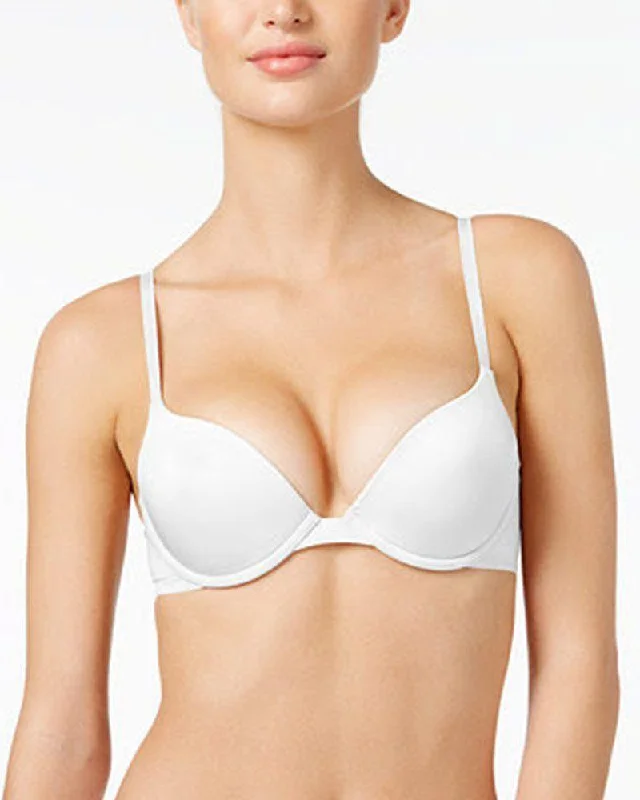 seamless bras for invisible under clothesSexy Push Up Bra - White Push Up Bridal Bra, Single Padded - Underwired Bra - Branded Bra - BY KELITHA (ITALIAN BRAND)