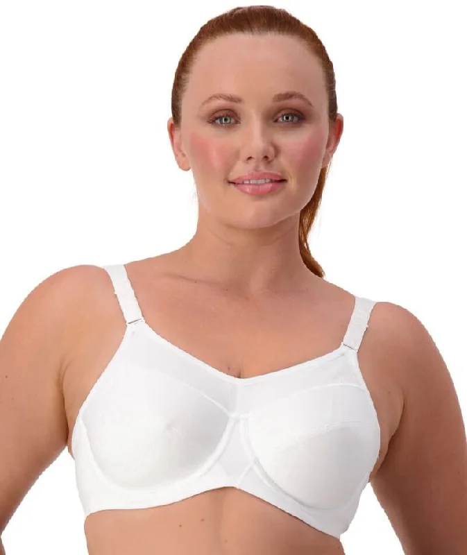 balconette lace bras for a feminine touchTriumph Triaction Ultra Underwired Sports Bra - White