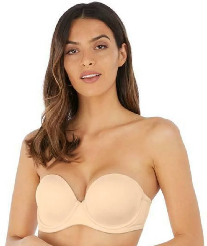 full cup nursing bras for better milk flowWacoal Red Carpet Strapless Underwire Bra - Nude