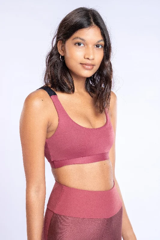 breathable women sport bra for ventilationEssential All In One Top