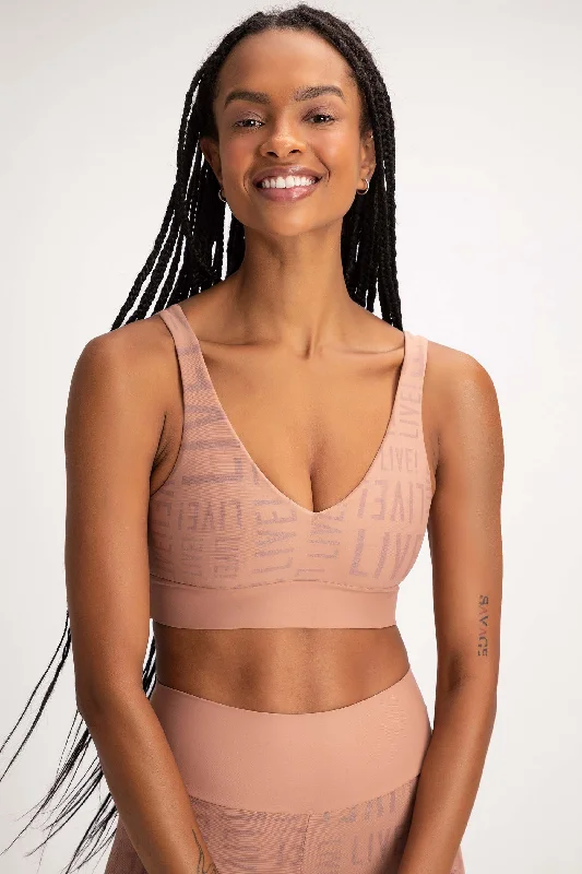 hand - made women sport bra for unique craftsmanshipEssential LIVE! Cross Top