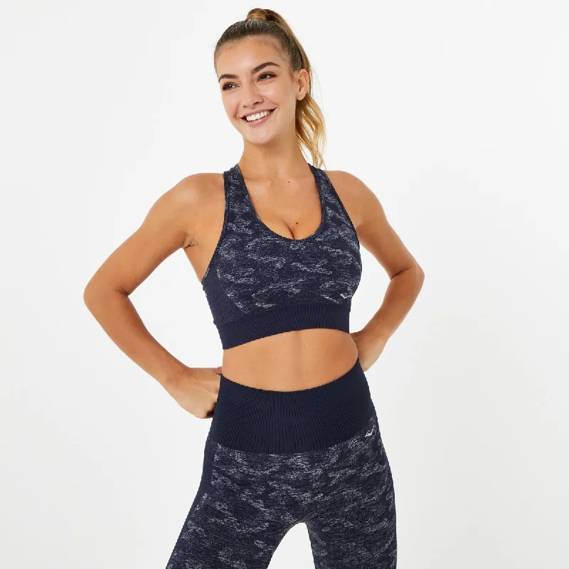 petite medium impact women sport braWomen's Camo V-Neck Bra