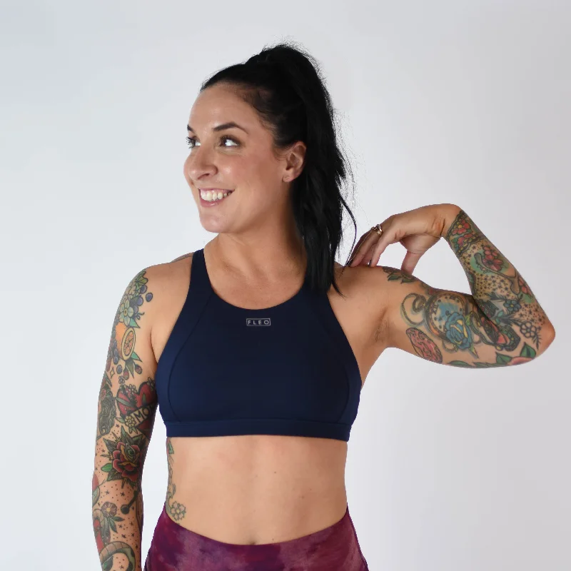 eco - friendly women sport bra made from recycled materialsJourdaine Sports Bra - Medium Support