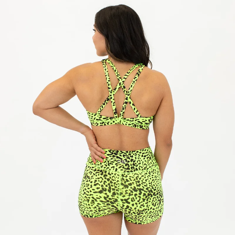 Neon Green Leopard