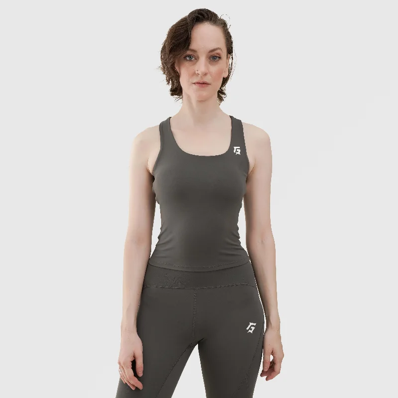 seamless women sport bra for smooth under clothesPro Vest (Charcoal)