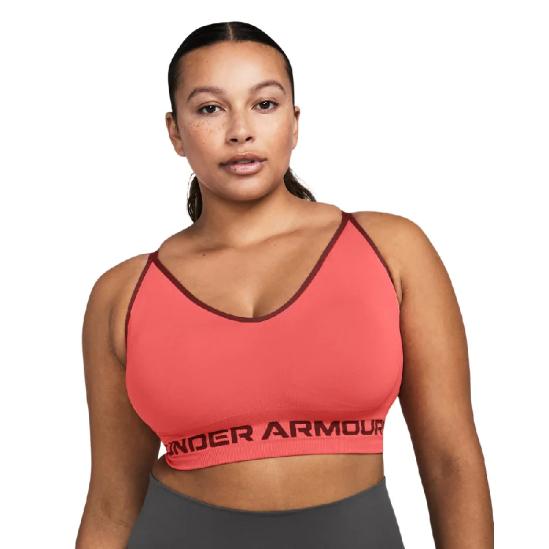 anti - chafing women sport bra for comfort during exerciseWomen's Under Armour Seamless Low Long Bra